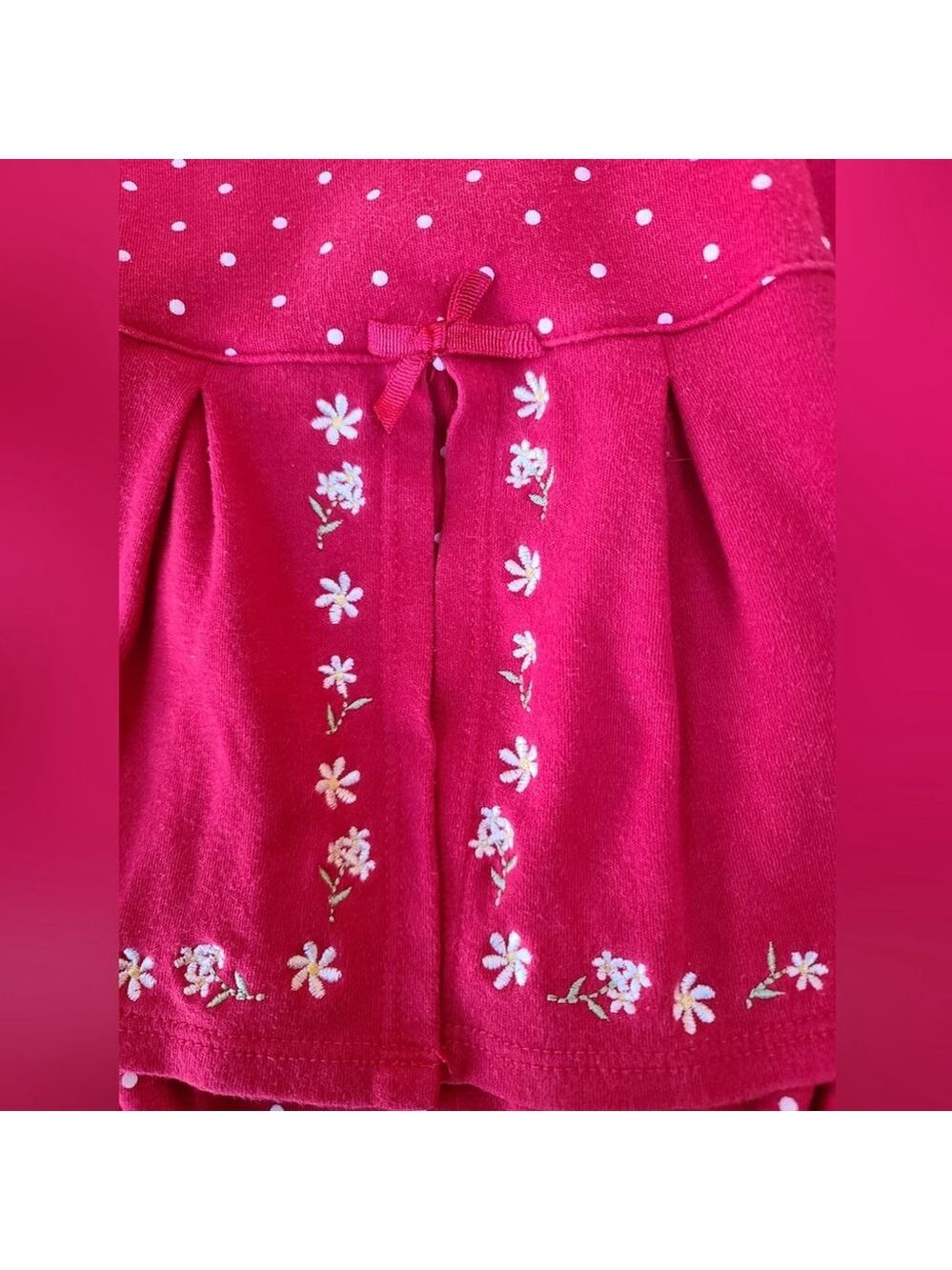 6-9M First Impressions Polka Dot Bodysuit Baby Girl Sleeveless - Picture 9 of 9